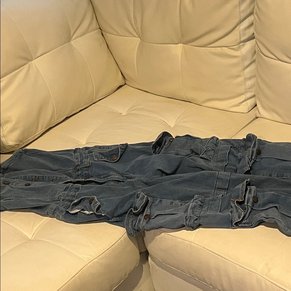 Daisy Sky Blue denim Rumper